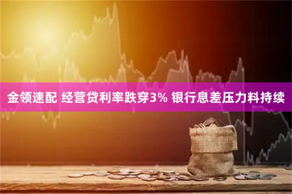 金领速配 经营贷利率跌穿3% 银行息差压力料持续
