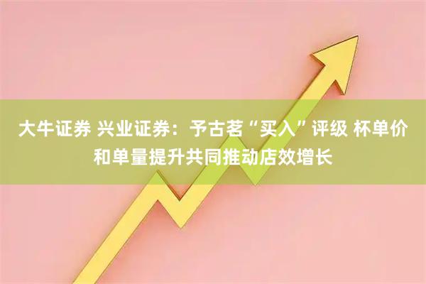 大牛证券 兴业证券：予古茗“买入”评级 杯单价和单量提升共同推动店效增长